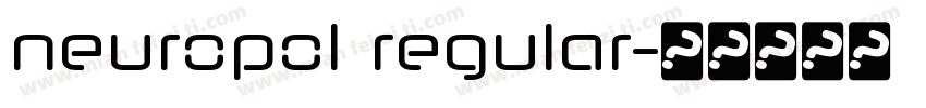 neuropol regular字体转换